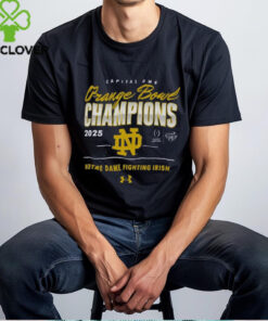 Notre Dame Fighting Irish Under Armour College Football Playoff 2025 Orange Bowl Champions T Shirt