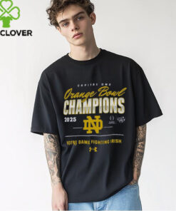 Notre Dame Fighting Irish Under Armour College Football Playoff 2025 Orange Bowl Champions T Shirt
