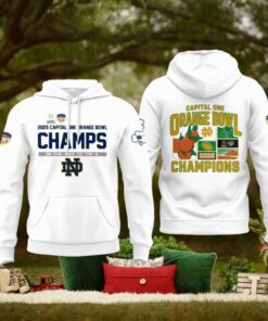 Notre Dame Fighting Irish Winner 2025 Orange Bowl Champions New Edition Hoodie