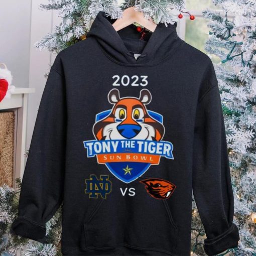 Notre Dame Fighting Irish vs Oregon State Beavers 2023 Tony The Tiger Sun Bowl hoodie, sweater, longsleeve, shirt v-neck, t-shirt