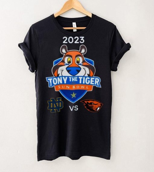 Notre Dame Fighting Irish vs Oregon State Beavers 2023 Tony The Tiger Sun Bowl hoodie, sweater, longsleeve, shirt v-neck, t-shirt