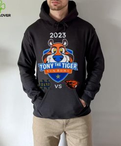 Notre Dame Fighting Irish vs Oregon State Beavers 2023 Tony The Tiger Sun Bowl hoodie, sweater, longsleeve, shirt v-neck, t-shirt