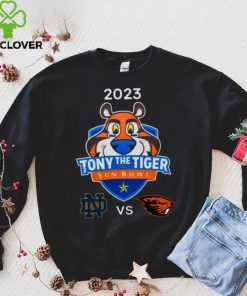 Notre Dame Fighting Irish vs Oregon State Beavers 2023 Tony The Tiger Sun Bowl hoodie, sweater, longsleeve, shirt v-neck, t-shirt