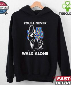 Notre Dame Fighting Irish you’ll never walk alone children Autism shirt
