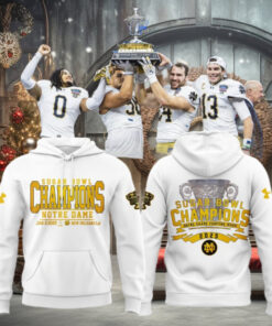 Notre Dame Football Champions Sugar Bowl 2025 Limited Edition Hoodie