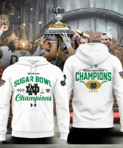 Notre Dame Football Sugar Bowl Champions 2025 Allstate Hoodie T Shirt