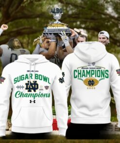 Notre Dame Football Sugar Bowl Champions 2025 Allstate Hoodie T Shirt