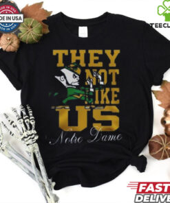 Notre Dame Football They Not Like Us Notre Dame Fans Limited 3D T Shirt