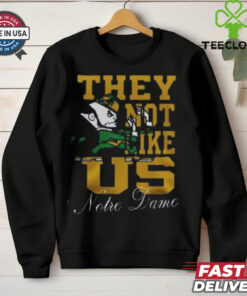 Notre Dame Football They Not Like Us Notre Dame Fans Limited 3D T Shirt