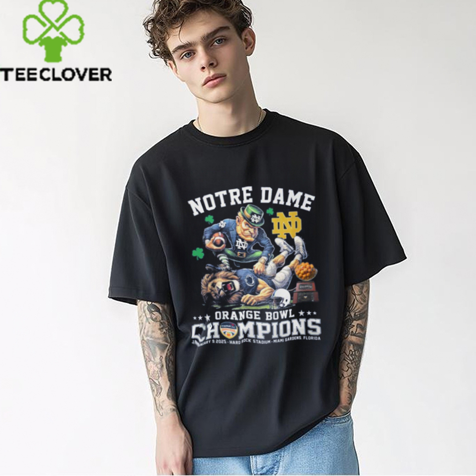 Notre Dame Orange Bowl Champions 2025 Limited Edition T Shirt Notre Dame Orange Bowl Champions 2025 Limited Edition T Shirt