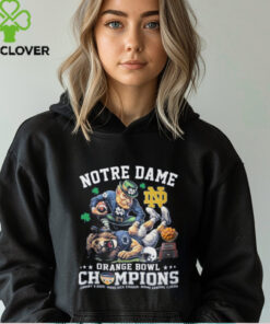 The **Notre Dame Orange Bowl Champions 2025 Limited Edition T-Shirt** commemorates the Fighting Irish's victory in the 2025 Orange Bowl. With a unique and exclusive design, this limited edition shirt is a must-have for fans who want to celebrate the team's triumph in style and showcase their pride in Notre Dame's success.