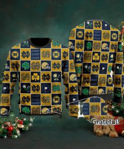 Notre Dame Ugly Sweater Irresistible Gifts For Notre Dame Fans