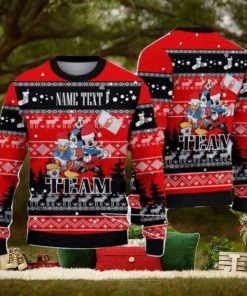 Nottingham Forest FC Disney Team Custom Name Ugly Christmas Sweater Special Gift For Fans