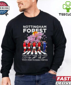 Nottingham Forest cherry blossom Abbey Road vivit post funera virtus shirt