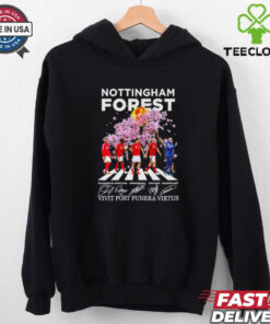 Nottingham Forest cherry blossom Abbey Road vivit post funera virtus shirt