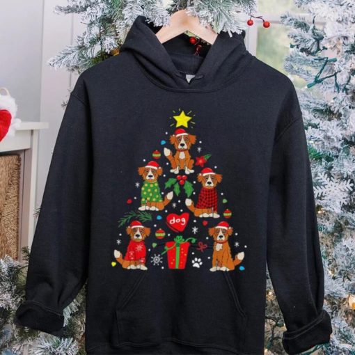Nova Scotia Duck Tolling Retriever Christmas Toller Dog Shirt