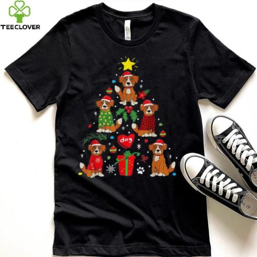 Nova Scotia Duck Tolling Retriever Christmas Toller Dog Shirt
