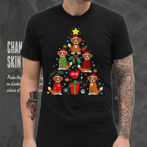 Nova Scotia Duck Tolling Retriever Christmas Toller Dog Shirt