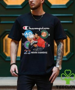 Novak Djokovic 23 Grand Slam Champion Signature Unisex T Shirt