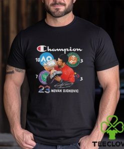 Novak Djokovic 23 Grand Slam Champion Signature Unisex T Shirt 3 Novak Djokovic 23 Grand Slam Champion Signature Unisex T Shirt