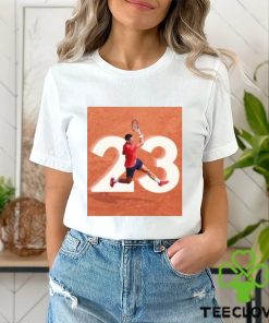 Novak Djokovic 23 Grand Slam Titles Tennis Fan T Shirt 3 Novak Djokovic 23 Grand Slam Titles Tennis Fan T Shirt