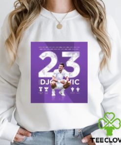 Novak Djokovic 23 Grand Slam Titles Tennis Sports Fan T Shirt