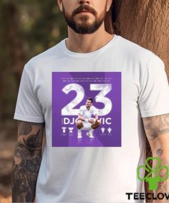 Novak Djokovic 23 Grand Slam Titles Tennis Sports Fan T Shirt