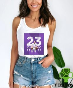 Novak Djokovic 23 Grand Slam Titles Tennis Sports Fan T Shirt
