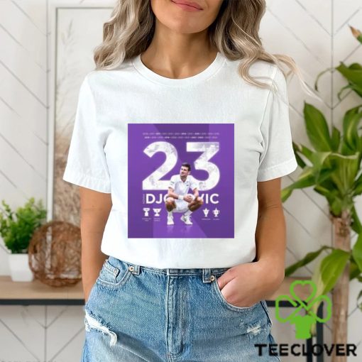 Novak Djokovic 23 Grand Slam Titles Tennis Sports Fan T Shirt