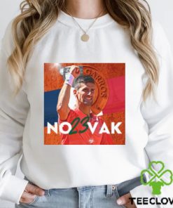 Novak Djokovic 23 Grand Slam Titles Tennis T Shirt