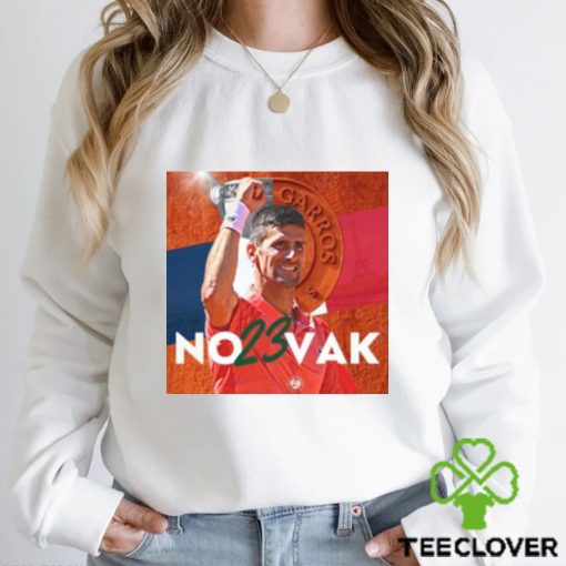 Novak Djokovic 23 Grand Slam Titles Tennis T Shirt