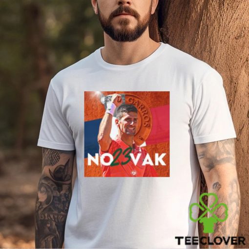 Novak Djokovic 23 Grand Slam Titles Tennis T Shirt