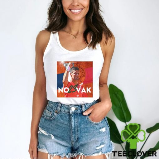 Novak Djokovic 23 Grand Slam Titles Tennis T Shirt