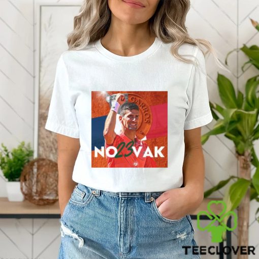 Novak Djokovic 23 Grand Slam Titles Tennis T Shirt