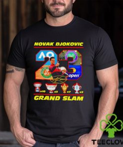 Novak Djokovic 23 Grand Slam the Championships Wimbledon signature shirt 3 Novak Djokovic 23 Grand Slam the Championships Wimbledon signature shirt