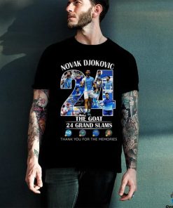 Novak Djokovic 24 Grand Slams The Goat US Open 2023 Champion Memories Shirt