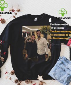 Novak Djokovic And Lionel Messi Goat Photo 2024 shirt
