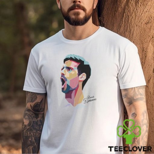 Novak Djokovic Art Portrait Classic T Shirt