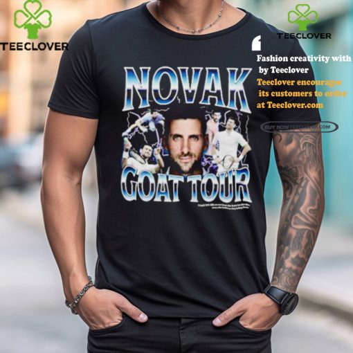 Novak Djokovic Bootleg Novak goat tour shirt