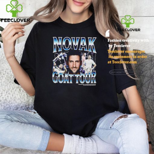 Novak Djokovic Bootleg Novak goat tour shirt