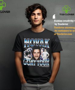 Novak Djokovic Bootleg Novak goat tour shirt