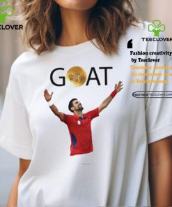 Novak Djokovic Goat Olympics Paris gold medal shirt