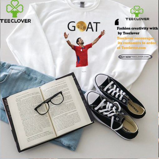 Novak Djokovic Goat Olympics Paris gold medal shirt