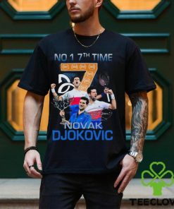 Novak Djokovic No1 7th Time Signature Shirt