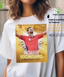 Novak Djokovic Paris Olympics 2024 men’s singles gold shirt