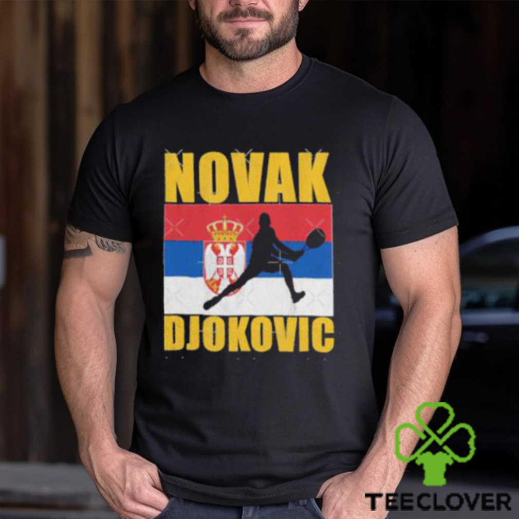 Novak Djokovic Tennis Flag shirt Novak Djokovic Tennis Flag shirt