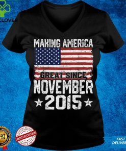 November 2015 American Flag 6th Birthday Gifts 6 Yrs Old T Shirt