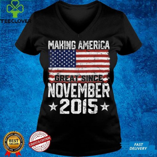 November 2015 American Flag 6th Birthday Gifts 6 Yrs Old T Shirt