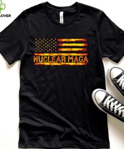 Nuclear Maga USA flag T Shirt