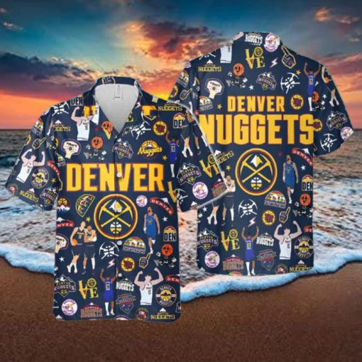 Nuggets Basketball Love Fan Hawaiian Shirt